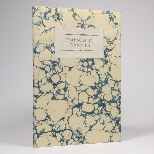 William Empson - Empson in Granta - Limited First Edition