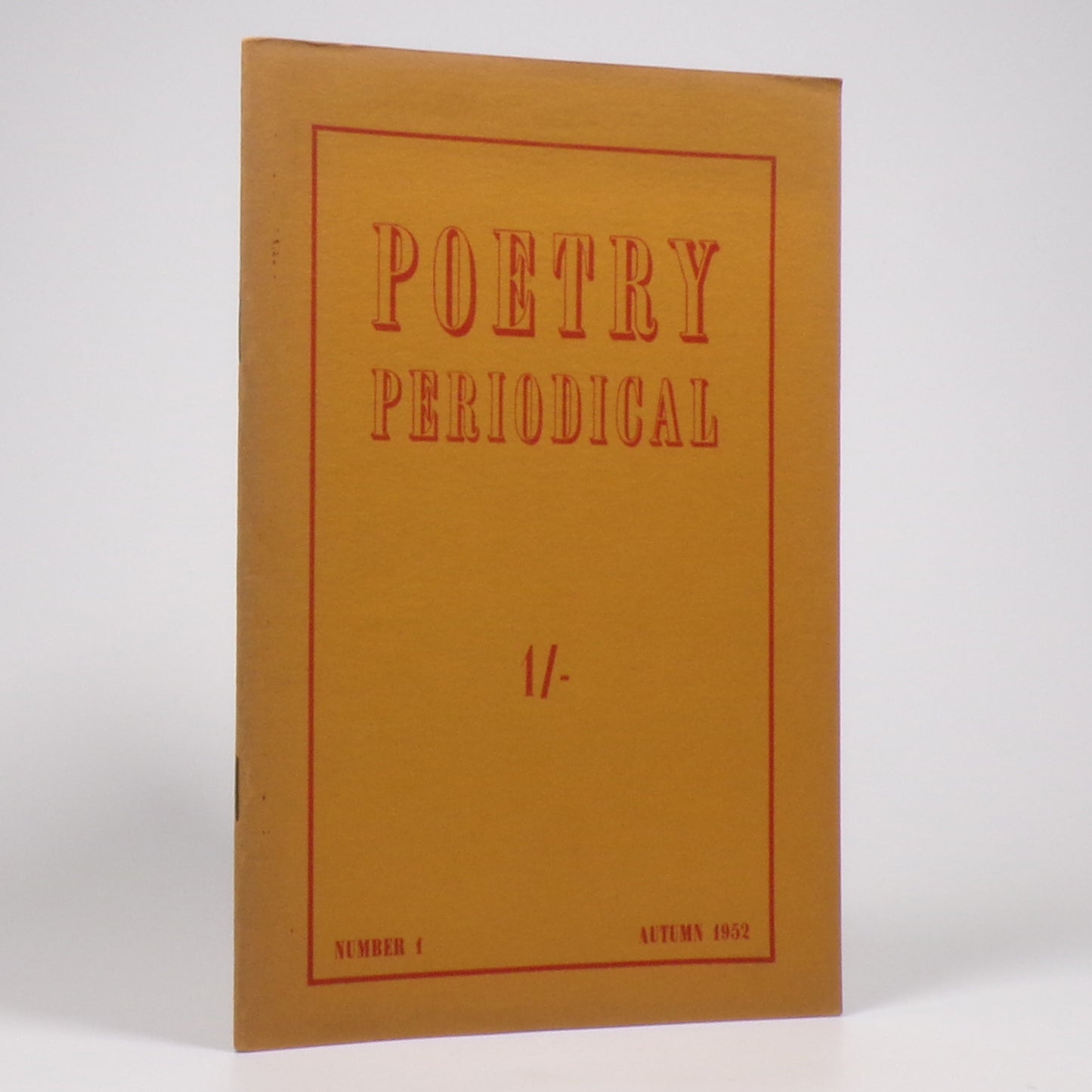Various - Poetry Periodical Number 1 - First Edition