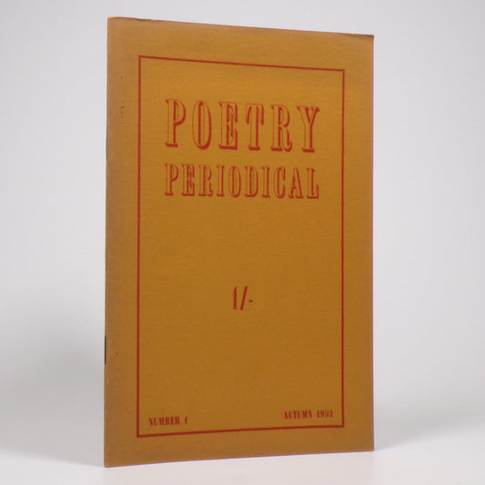 Various - Poetry Periodical Number 1 - First Edition