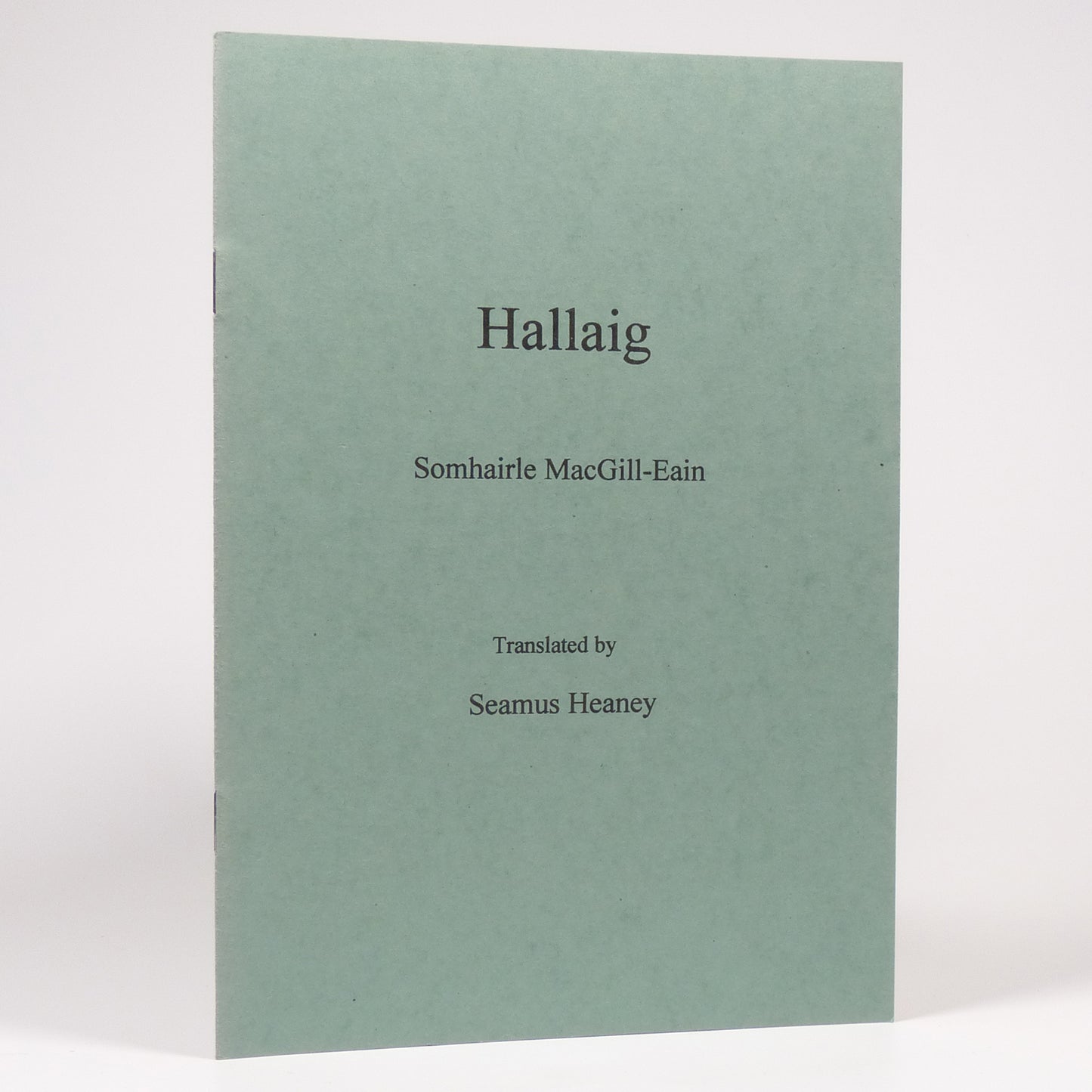 Somhairle MacGill-Eain - Hallaig - Limited First Edition