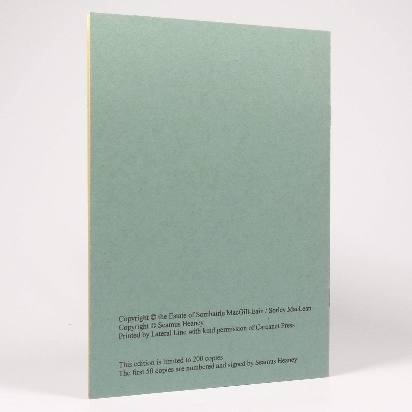 Somhairle MacGill-Eain - Hallaig - Limited First Edition