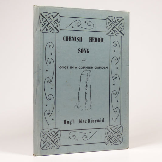 Hugh MacDiarmid - Cornish Heroic Song for Valda Trevlyn - Doubled Signed First Edition