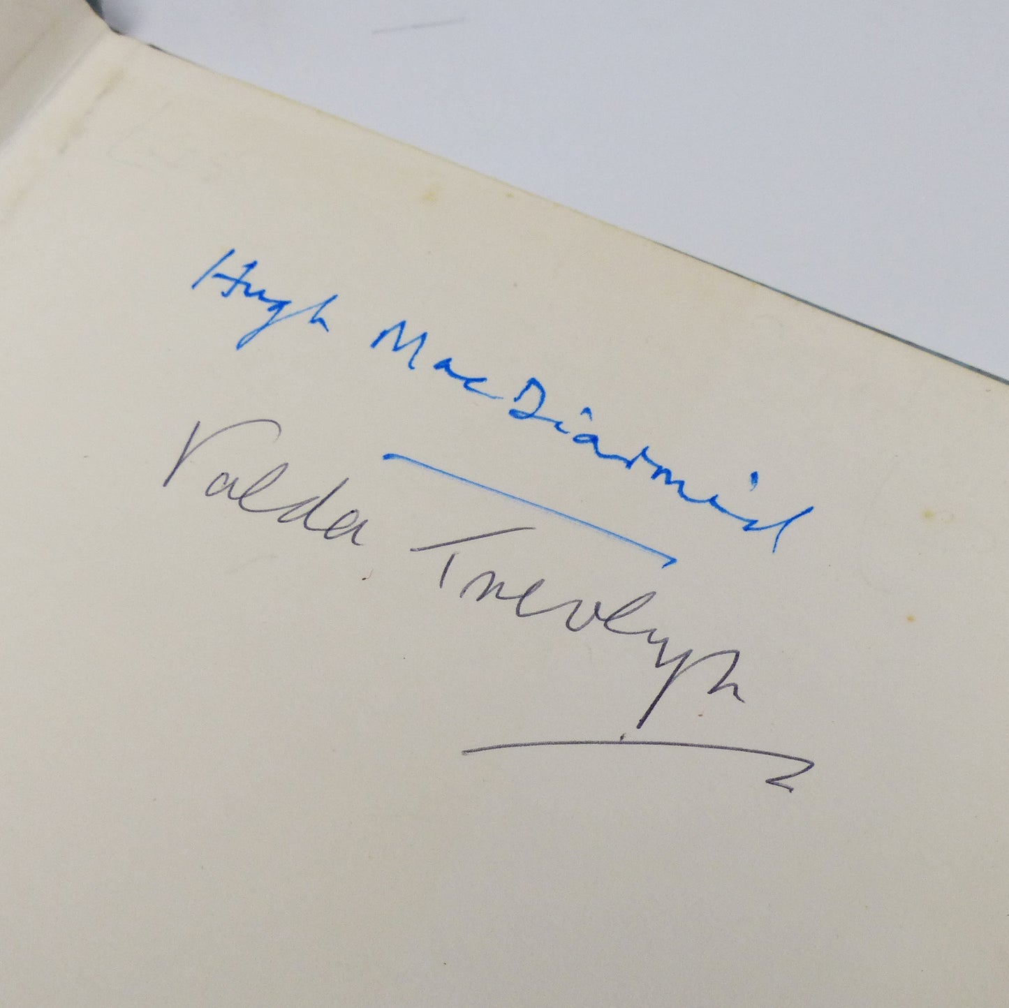 Hugh MacDiarmid - Cornish Heroic Song for Valda Trevlyn - Doubled Signed First Edition