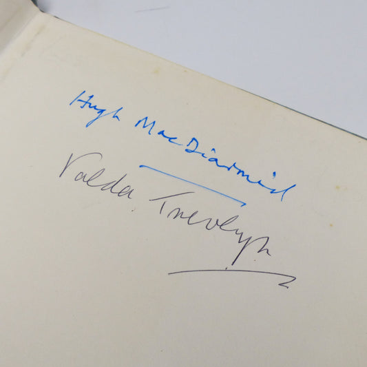 Hugh MacDiarmid - Cornish Heroic Song for Valda Trevlyn - Doubled Signed First Edition