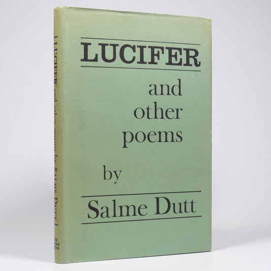 Salme Dutt - Lucifer and Other Poems - First Edition