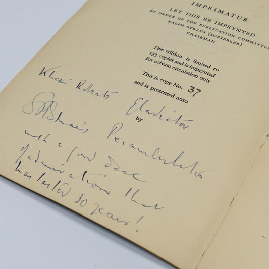 S. P. B. Mais - A Perambulation Around the English Countryside - Inscribed Limited First Edition
