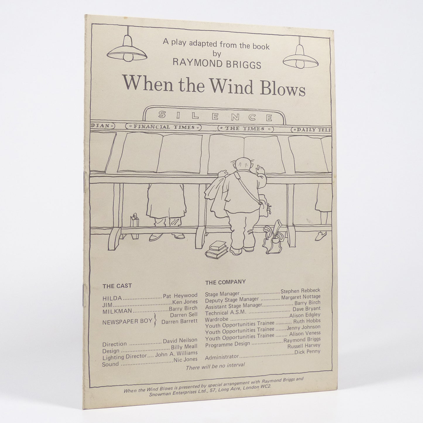 Raymond Briggs - When the Wind Blows - Inscribed First Edition