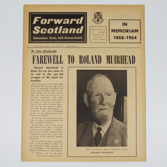 Various - Farewell to Roland Muirhead - First Edition