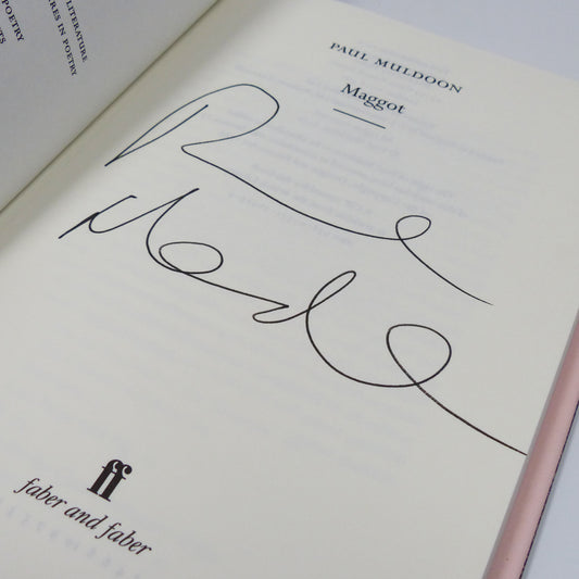 Paul Muldoon - Maggot - Signed First Edition