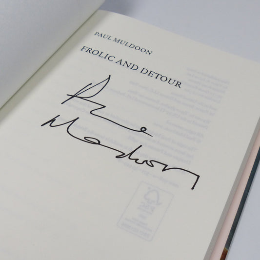 Paul Muldoon - Frolic and Detour - Signed First Edition