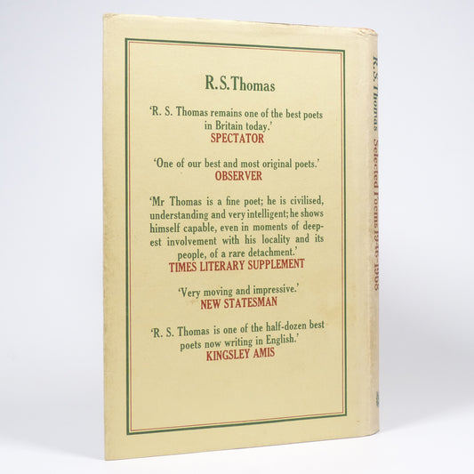 R. S. Thomas - Selected Poems 1946-1968 - Second Printing