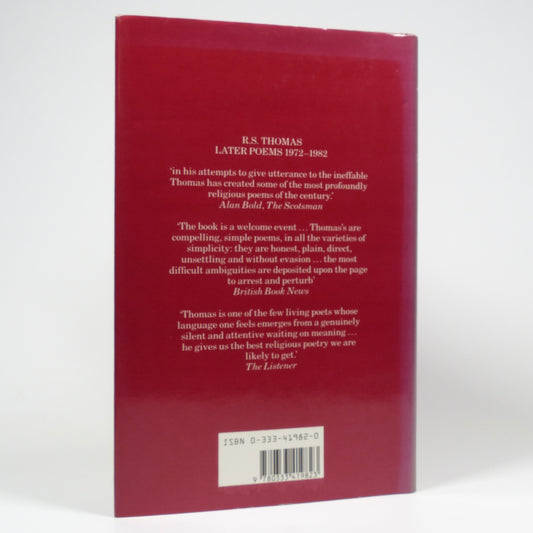 R. S. Thomas - Experimenting With An Amen - First Edition