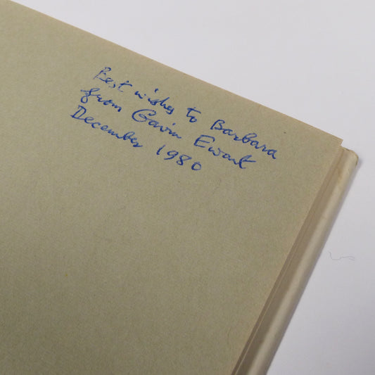 Gavin Ewart - All My Little Ones - Inscribed First Edition