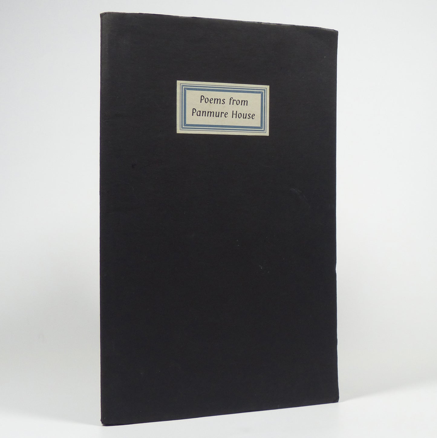 Anonymous - Poems from Panmure House - Limited First Edition