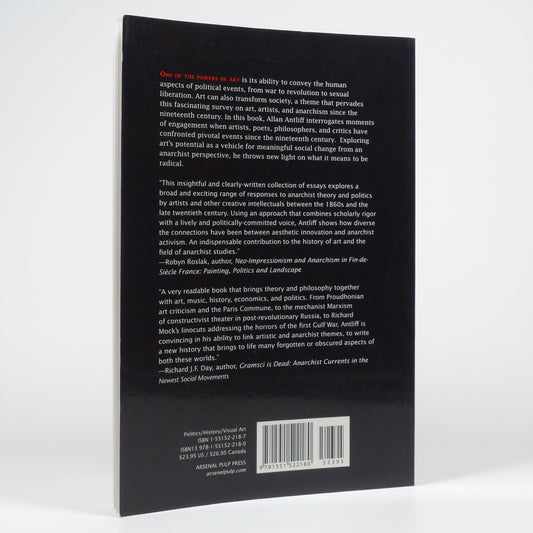 Allan Antliff - Anarchy and Art - First Edition