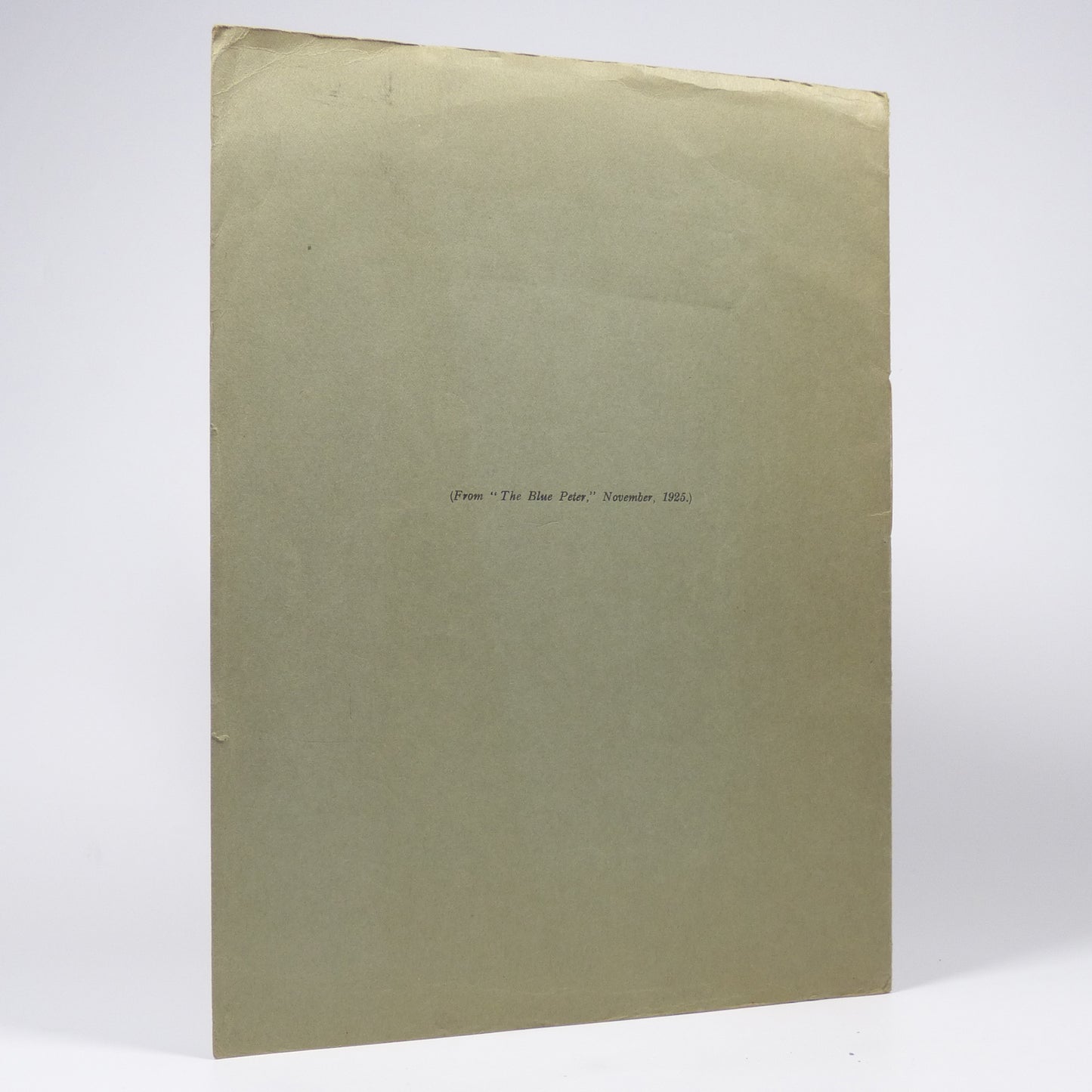 Richard Curle - Unchanging Fez - Inscribed First Edition