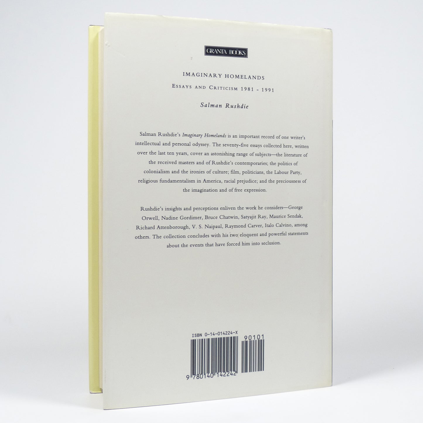 Salman Rushdie - Imaginary Homelands - First Edition