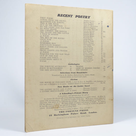 Various - Poetry London, Volume 2, No. 7. - First Edition
