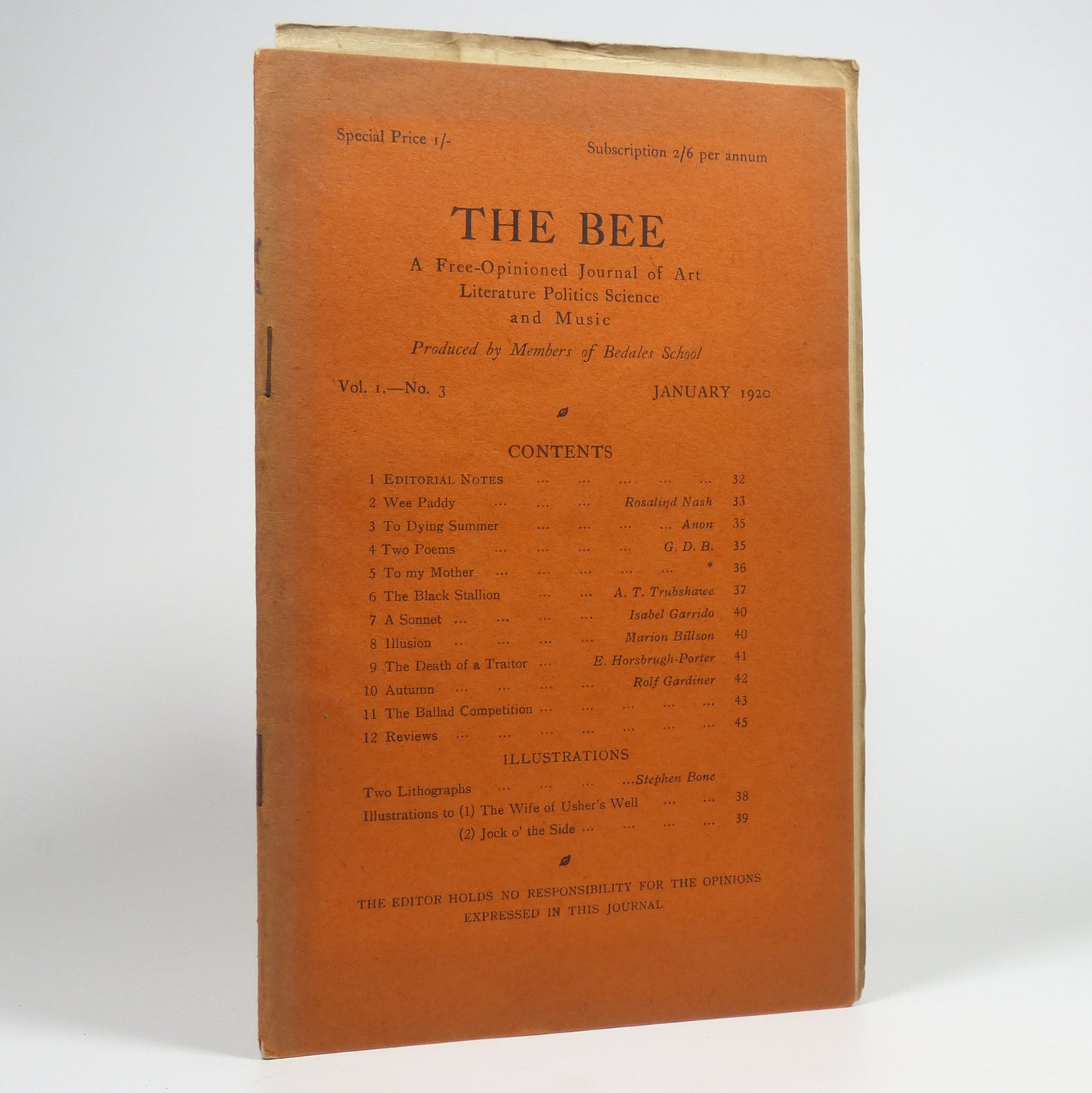 Various - The Bee - First Eight Issues