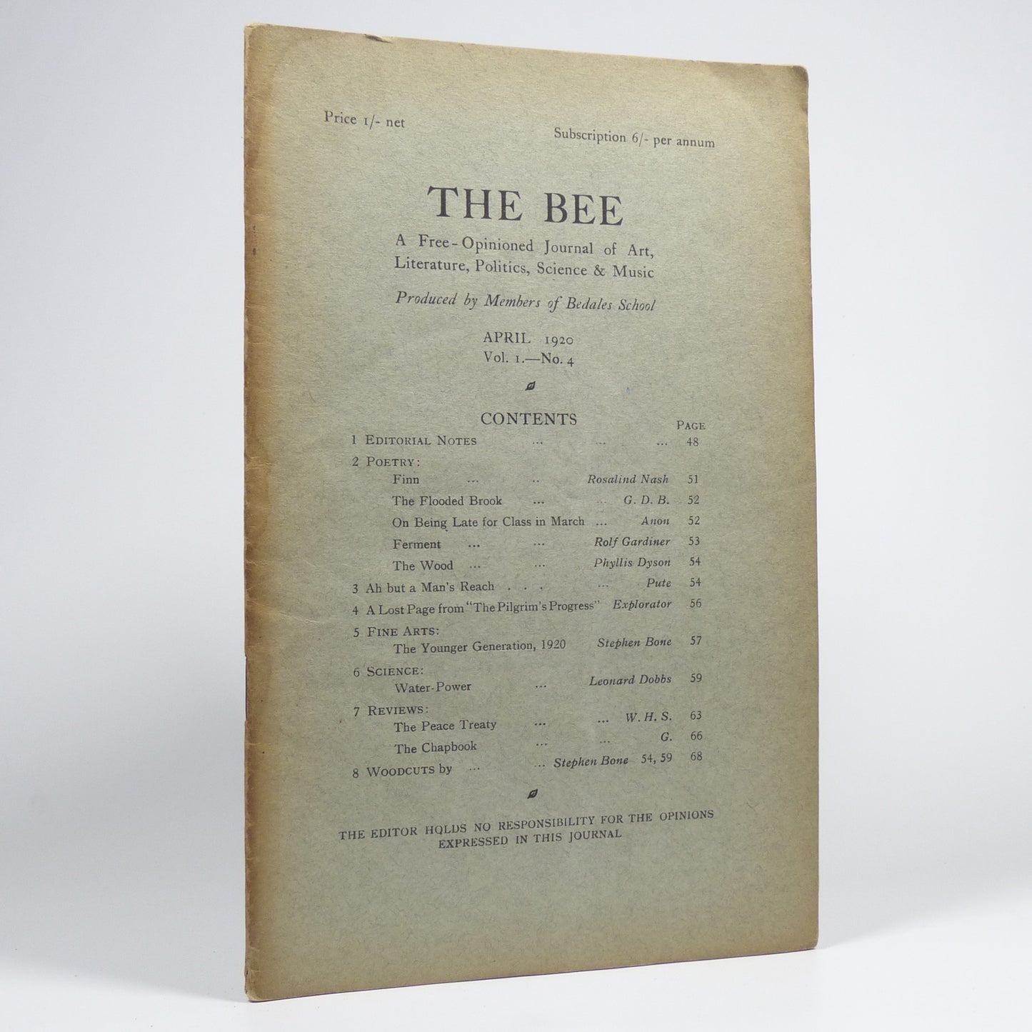 Various - The Bee - First Eight Issues