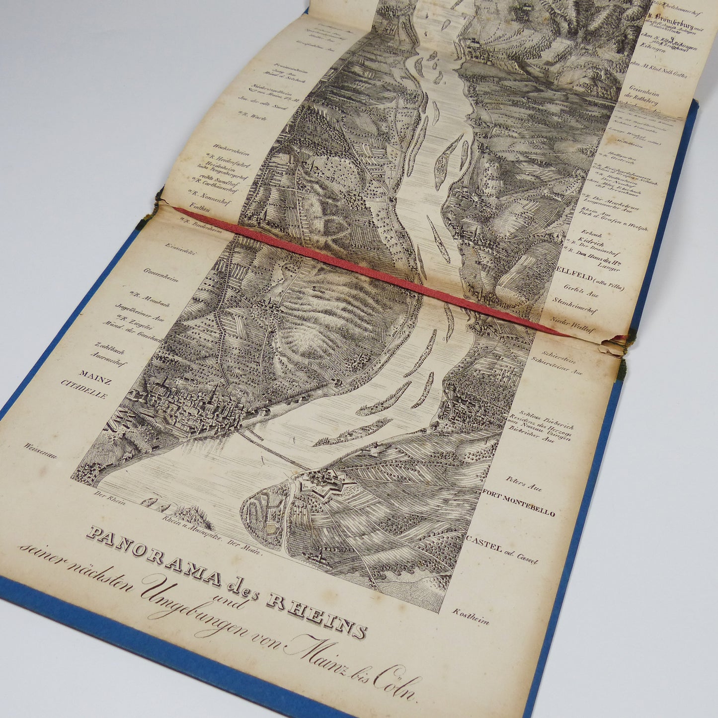 Anonymous - Panorama des Rheins - Foldout Panorama