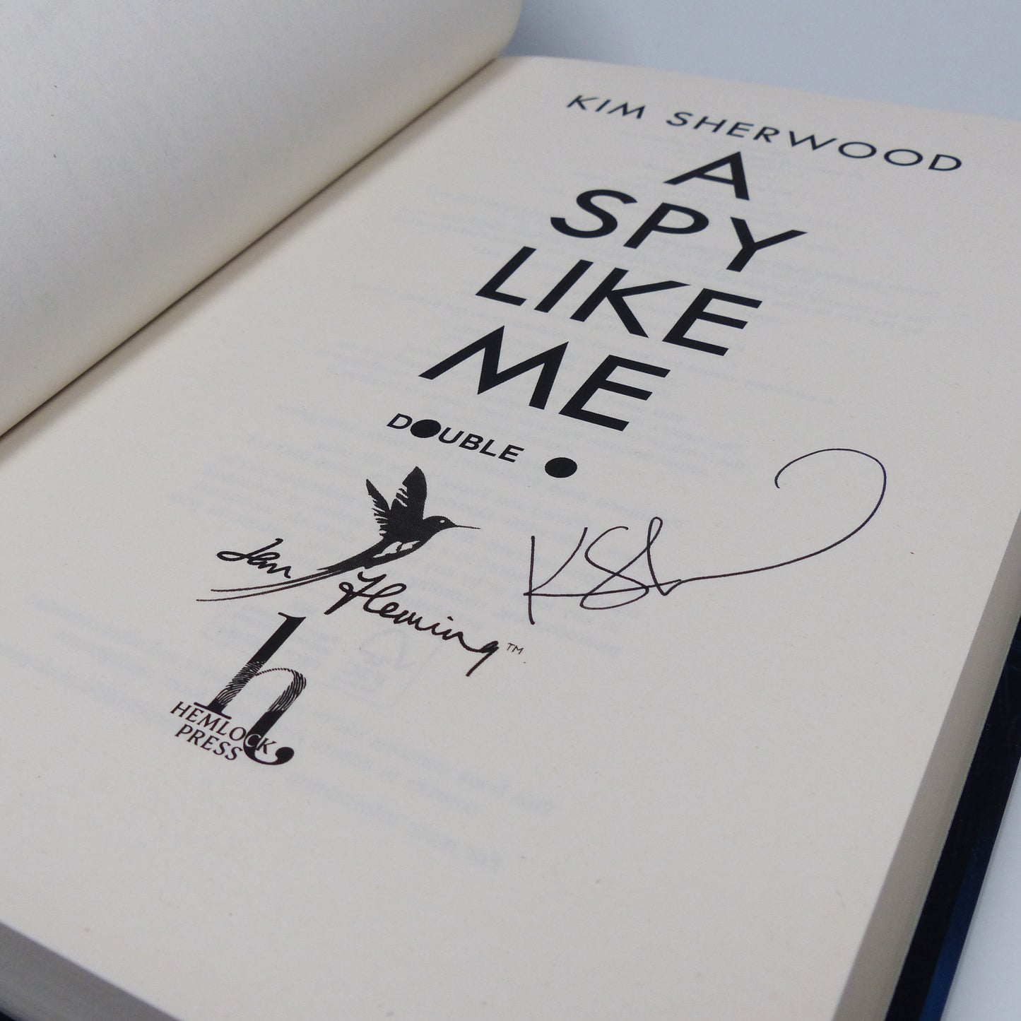 Kim Sherwood - A Spy Like Me - Signed First Edition