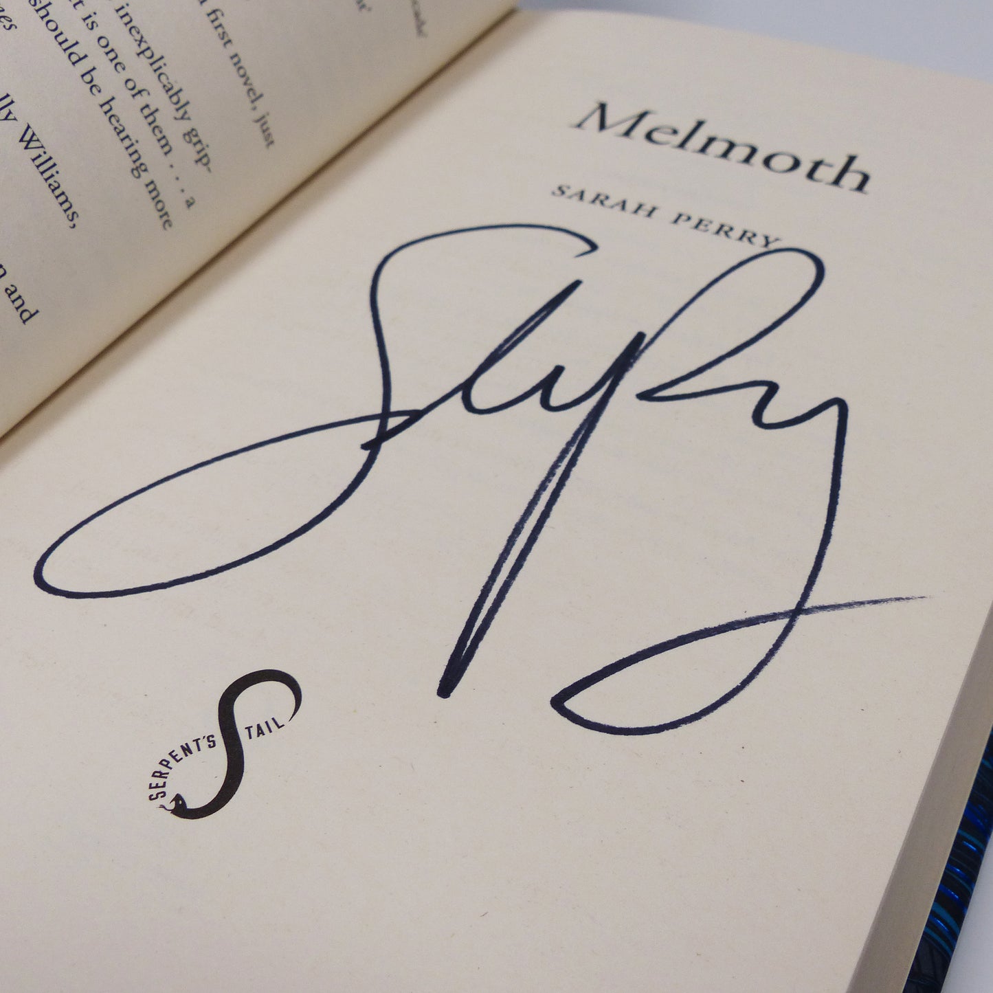 Sarah Perry - Melmoth - Signed First Edition