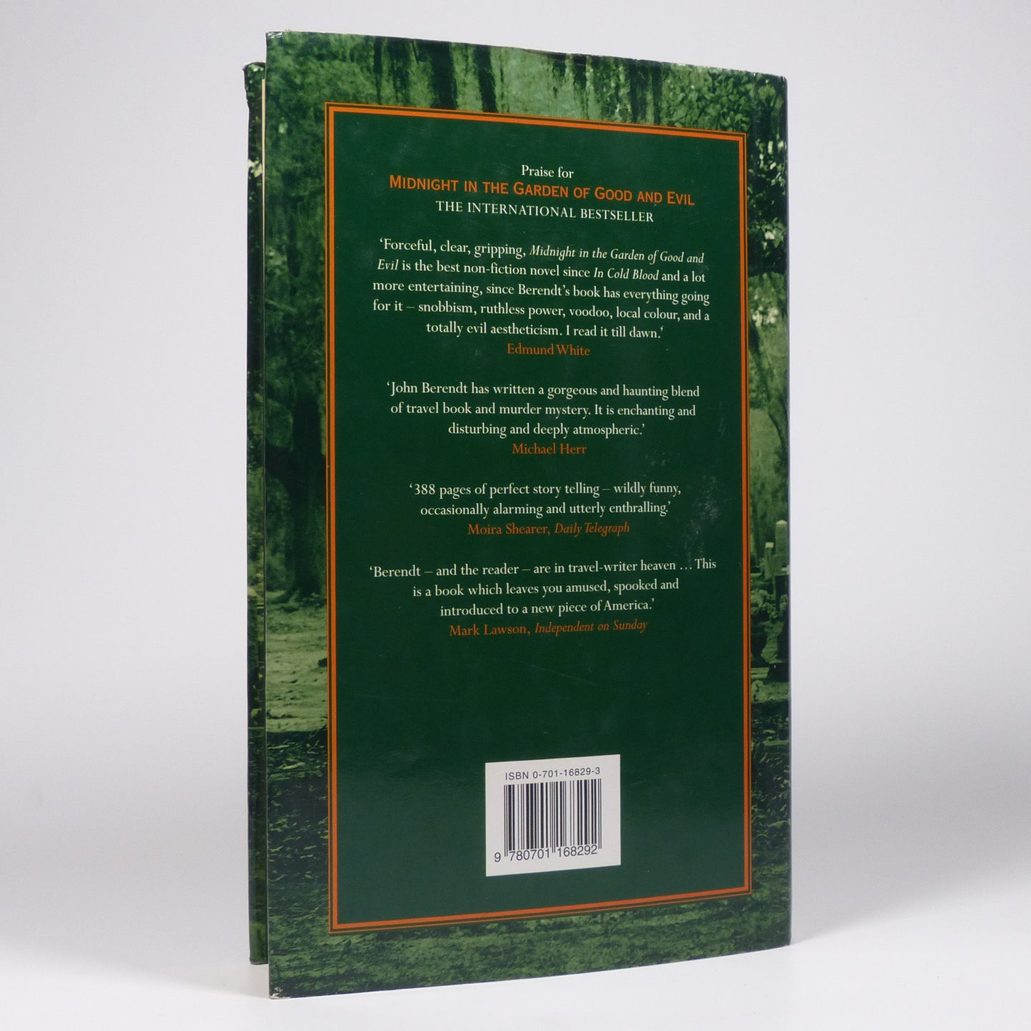 John Berendt - Midnight in the Garden of Good and Evil - Signed First Edition Thus