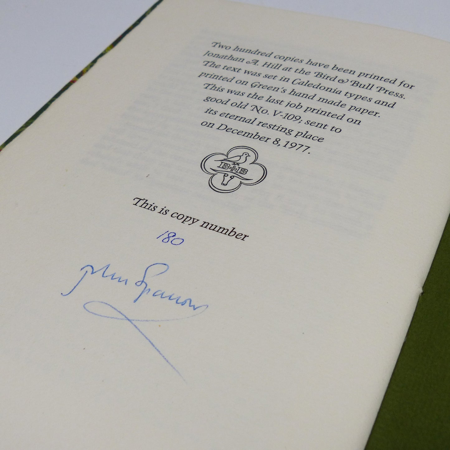 John Sparrow - Association Copies - Signed Limited First Edition