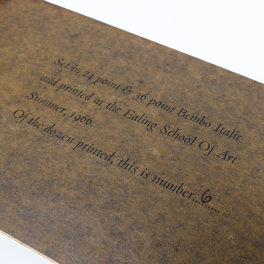 Various - A Collection of Ribald Inscriptions - Signed Limited First Edition