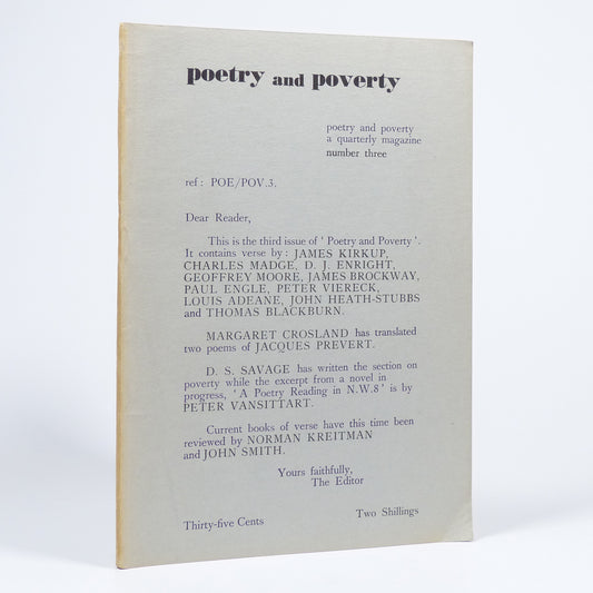 Various - Poetry and Poverty - Numbers Two to Six