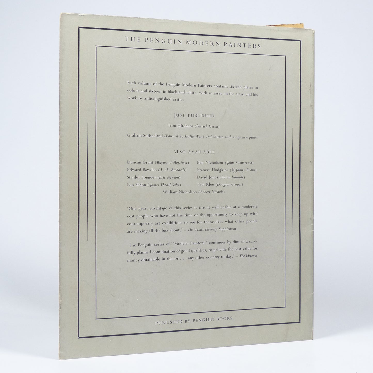 Edward Sackville-West - Graham Sutherland - Revised Edition