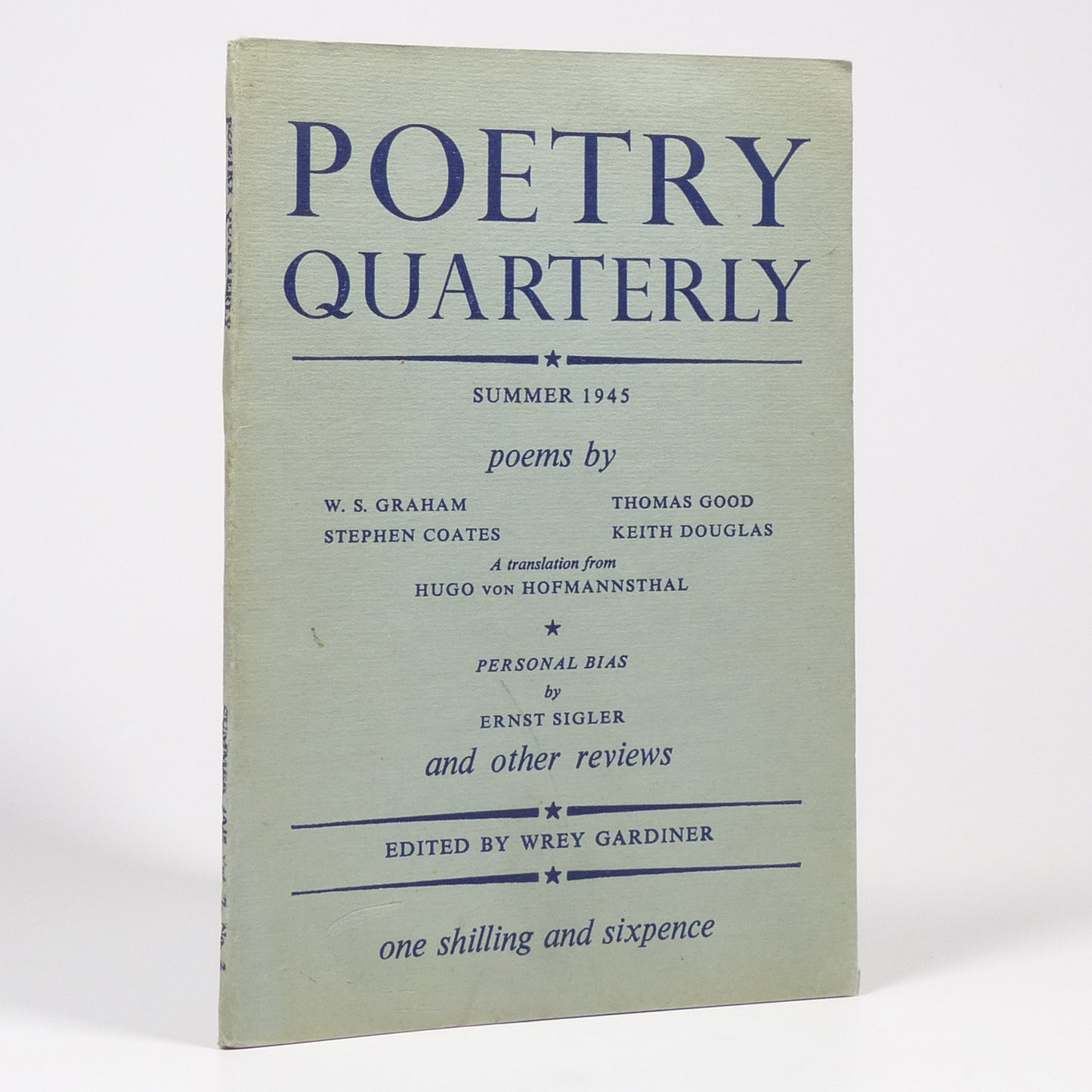 Various - Poetry Quarterly Summer 1945 - First Edition