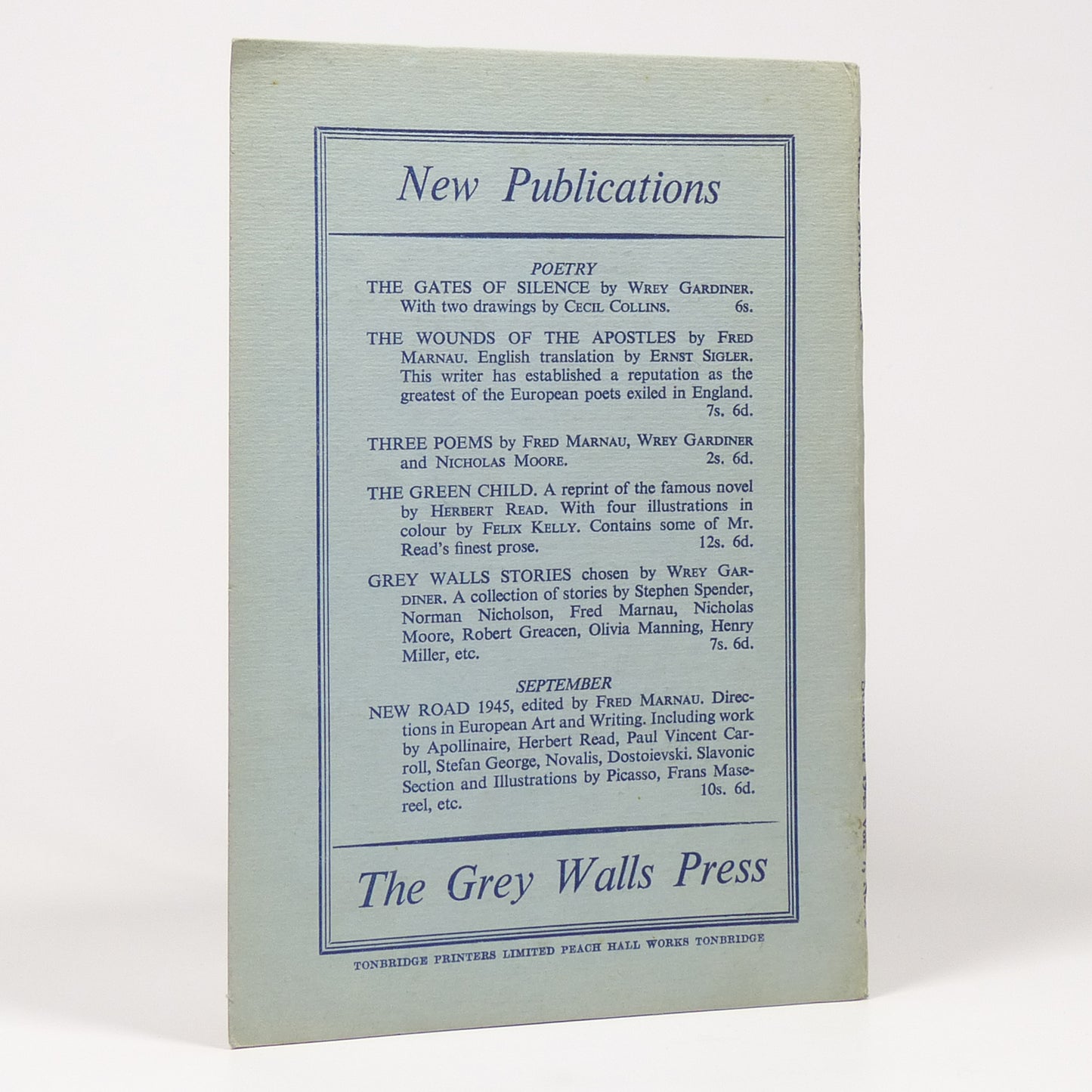 Various - Poetry Quarterly Summer 1945 - First Edition