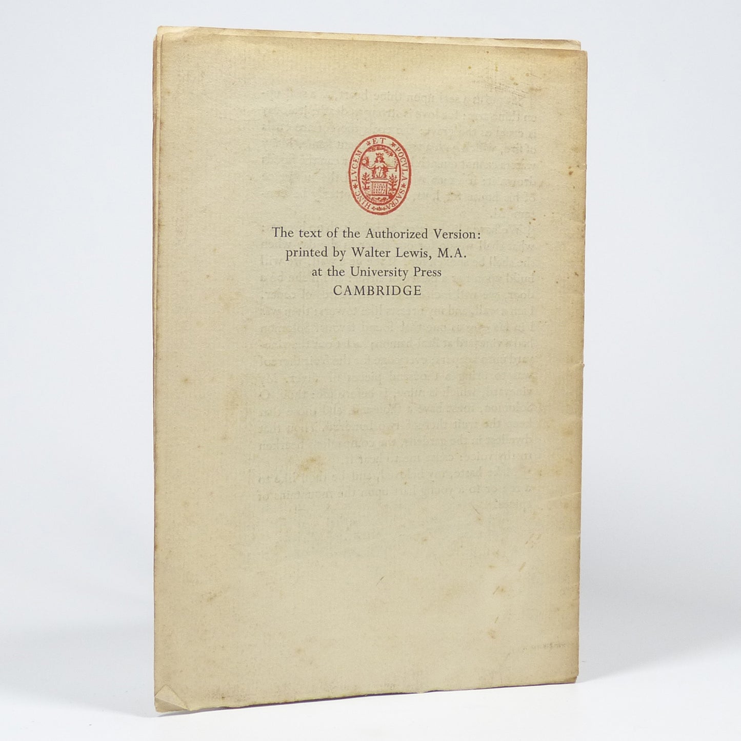 Anonymous - The Song of Songs - Printed by Walter Lewis