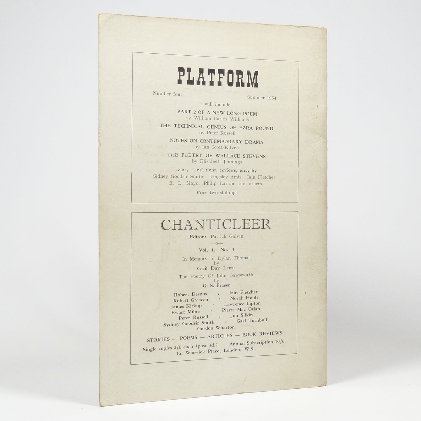 Various - Platform - First Edition