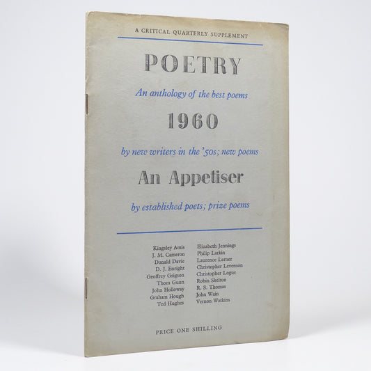 Various - Poetry 1960 An Appetiser - First Edition
