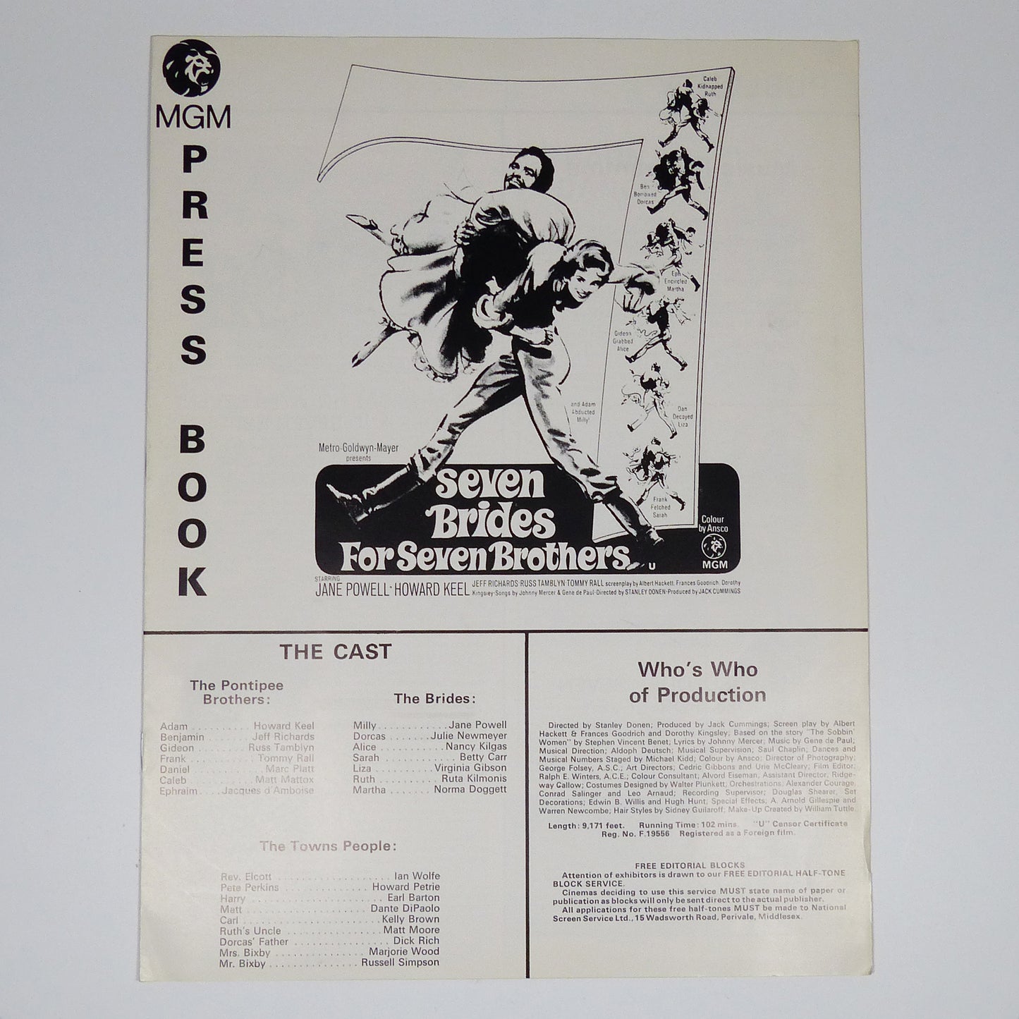 Various - Seven Brides for Seven Brothers - Two Press Books