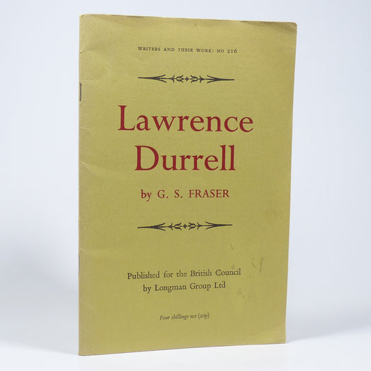 G. S. Fraser - Lawrence Durrell - First Edition