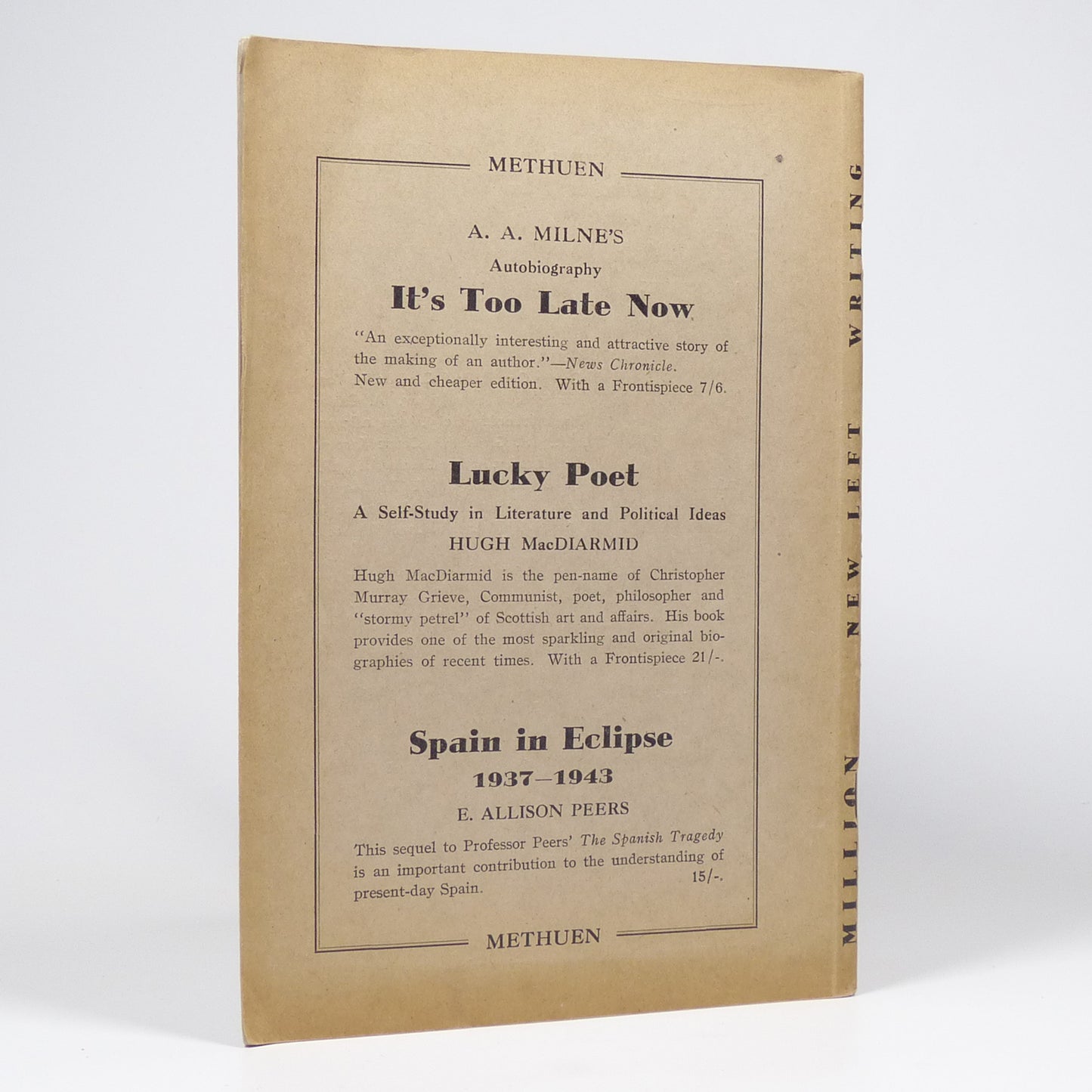 Various - Million. New Left Writing - First Edition