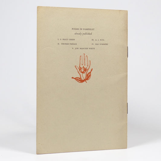 Michael Hamburger - Poems in Pamphlet 1952 - First Edition