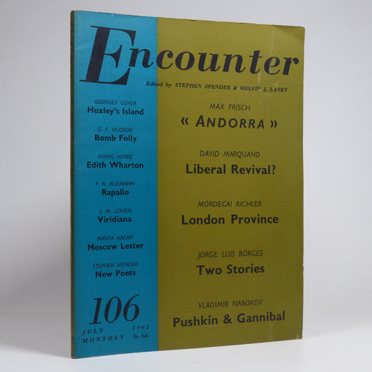 Jorge Luis Borges - Eight Contributions to Encounter Magazine