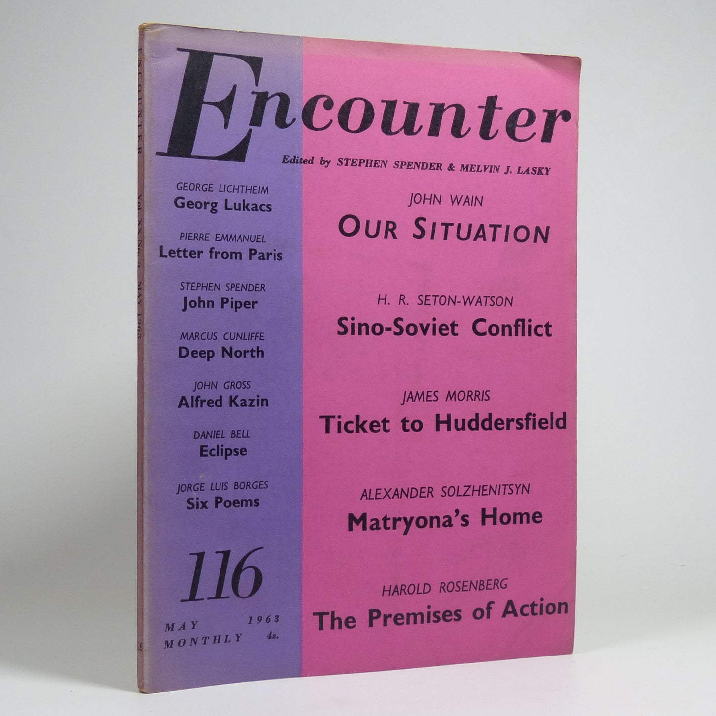 Jorge Luis Borges - Eight Contributions to Encounter Magazine