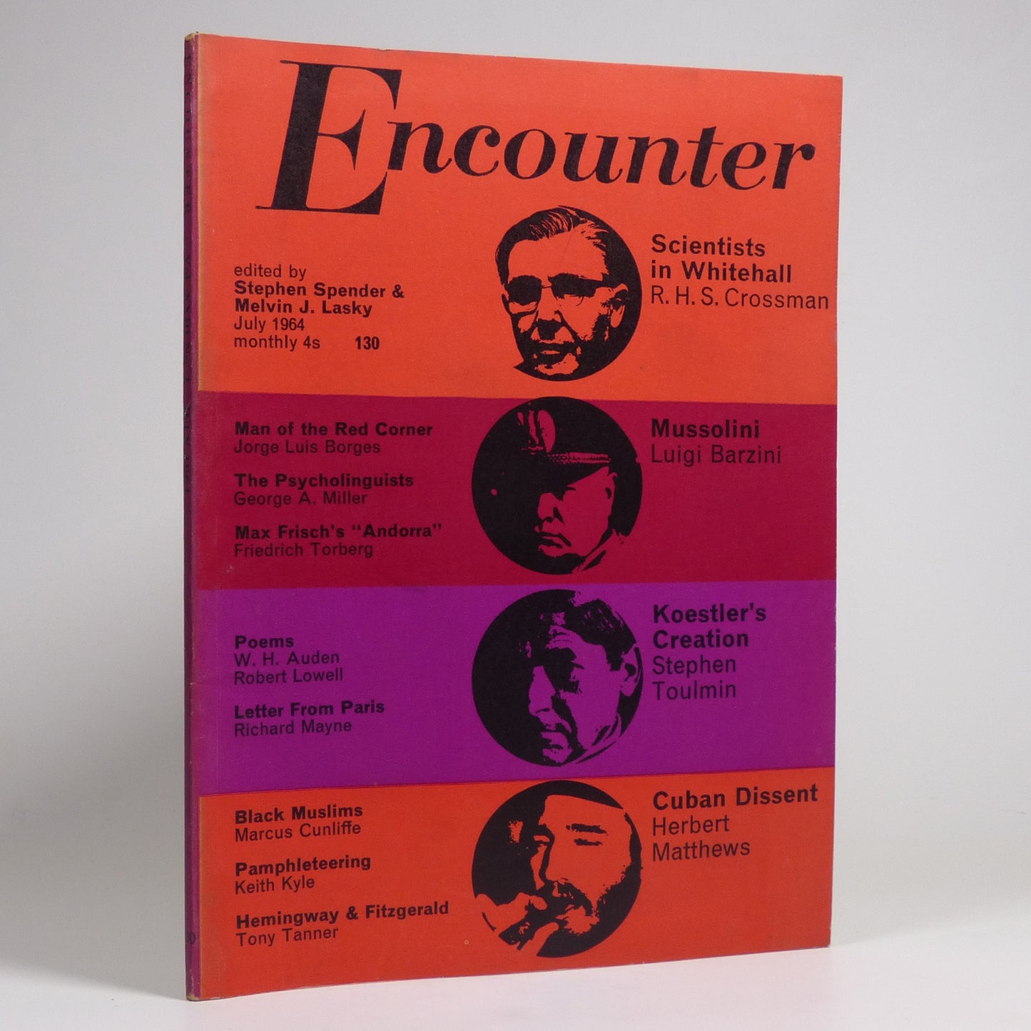 Jorge Luis Borges - Eight Contributions to Encounter Magazine