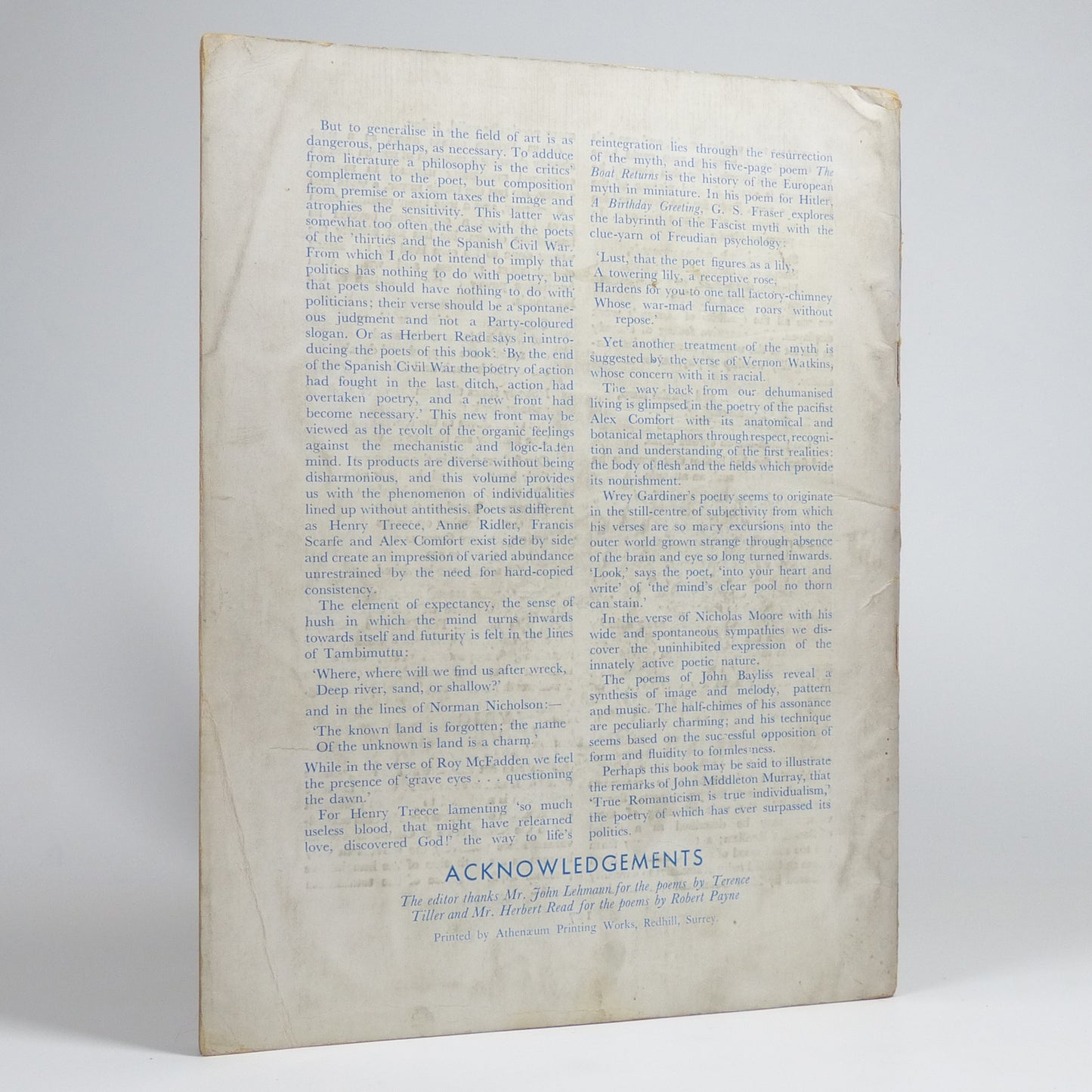 Various - Poetry London - First Edition