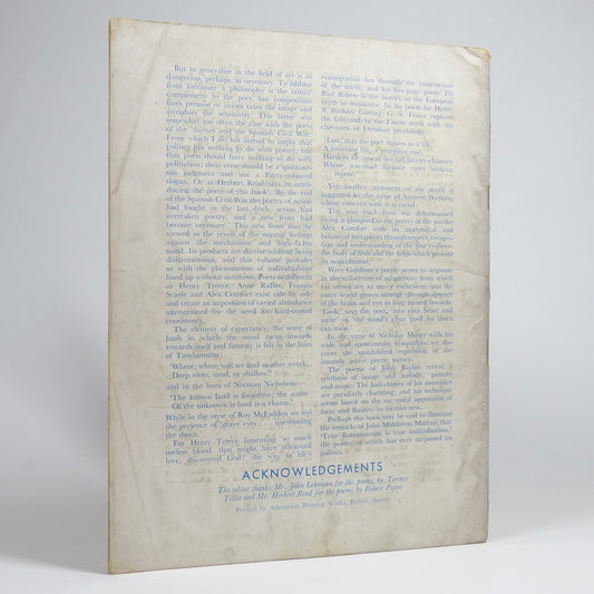 Various - Poetry London - First Edition