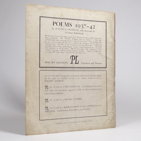 Various - Poetry London - First Edition