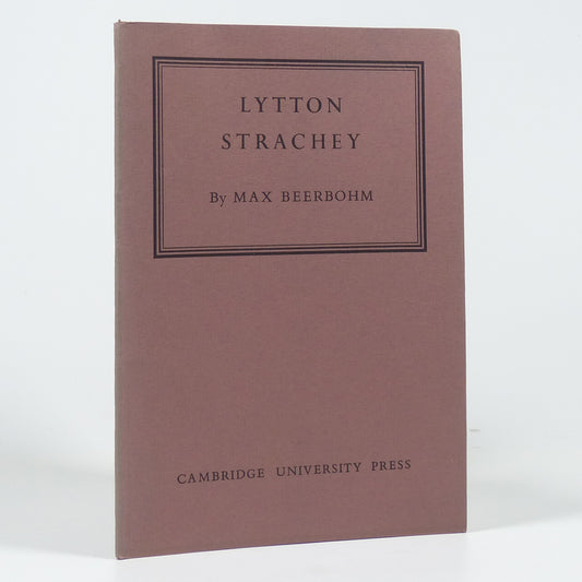 Max Beerbohm - Lytton Strachey - First Edition