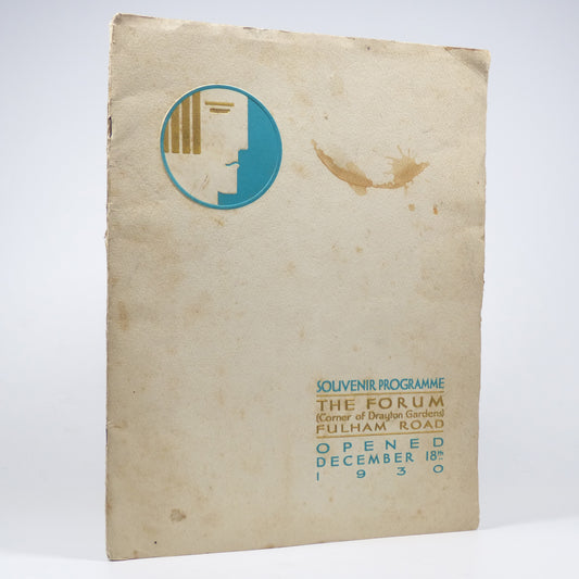 Herbert Yapp - The Forum South Kensington - Opening Performance Souvenir Programme