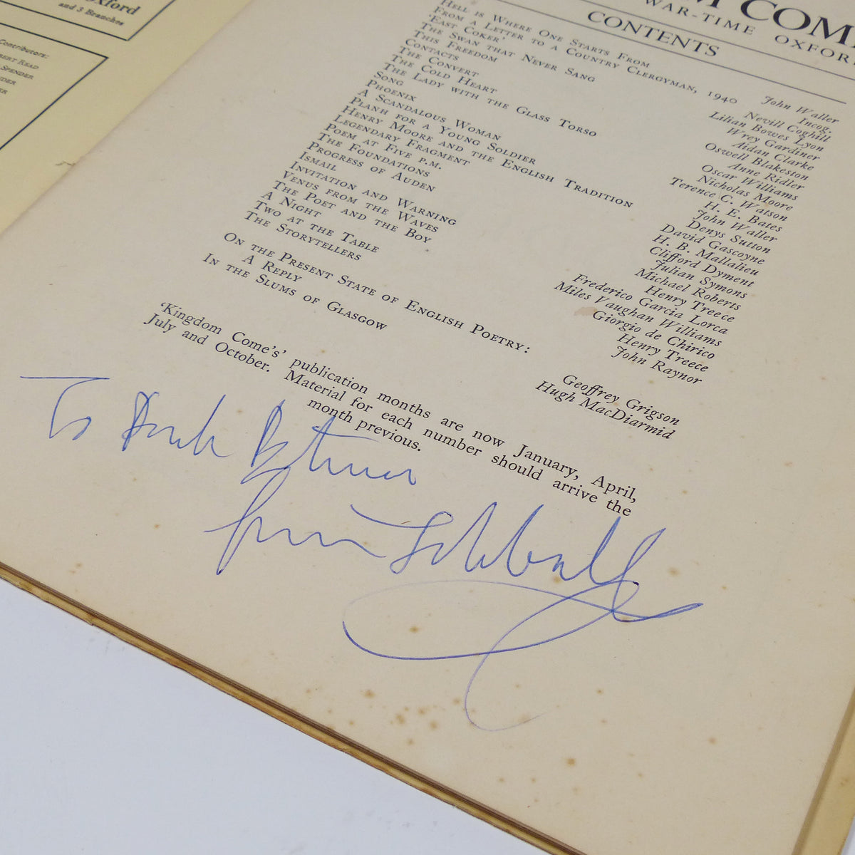 Various - Kingdom Come - Inscribed by John Waller